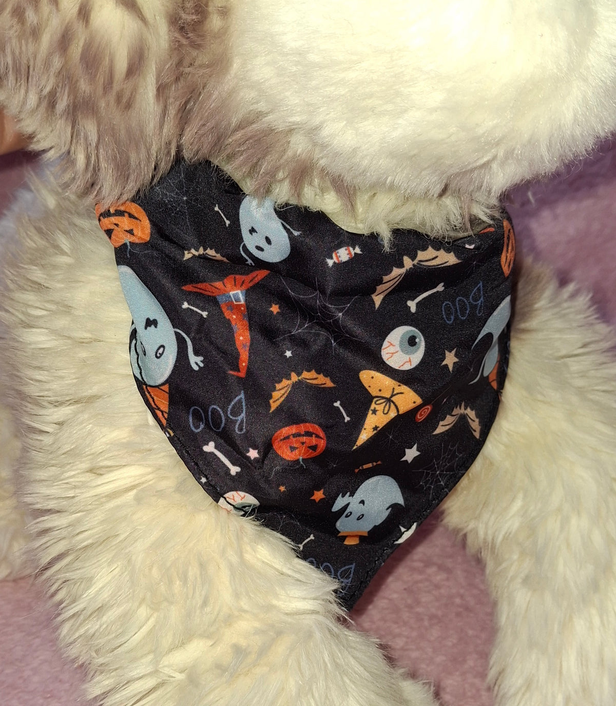 Black Halloween Bandana